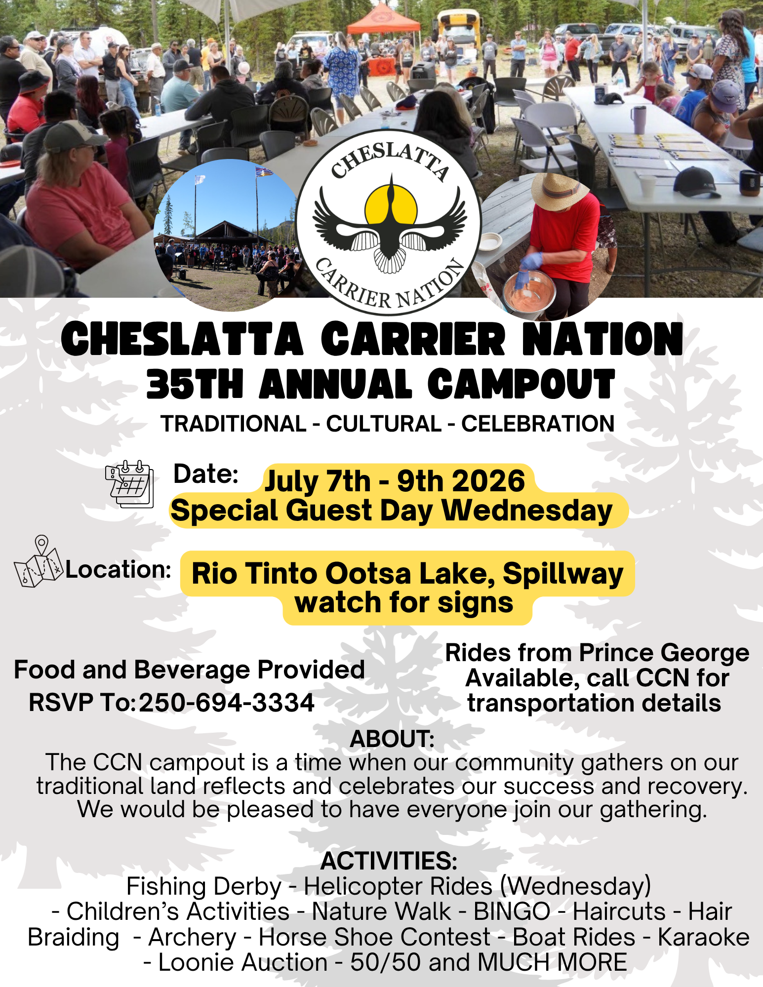 35th Annual Cheslatta Campout