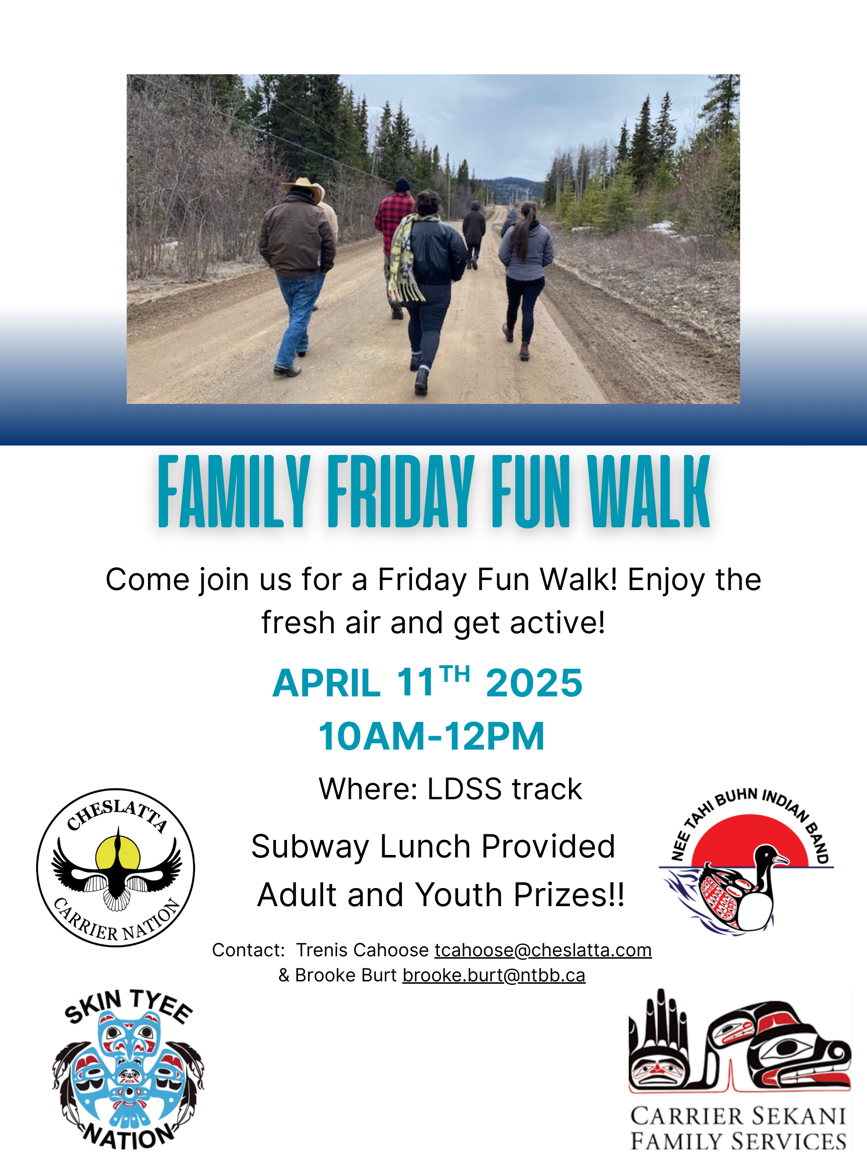 Family Friday Fun Walk — Cheslatta Carrier Nation