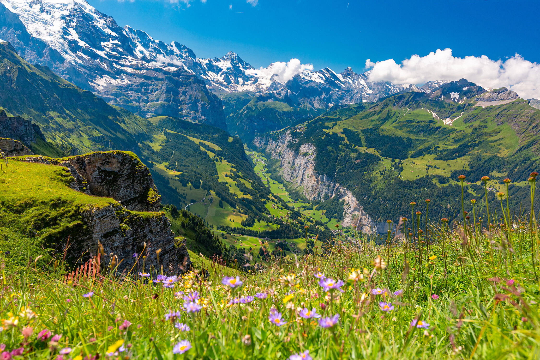  The majestic Lauterbrunnen valley—Berner Oberland, Switzerland.  