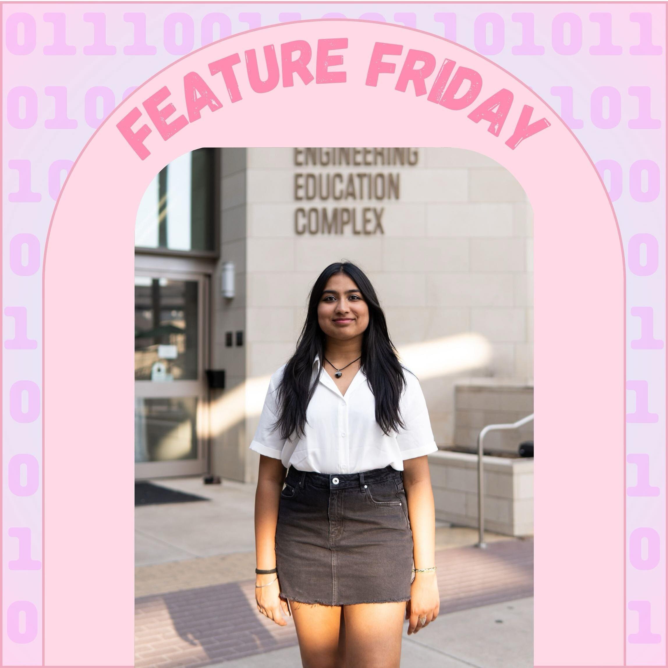 ✨FEATURE FRIDAY✨

Today&rsquo;s Feature Friday is Nishka Mittal!! Nishka is in her junior year as a computer science major. She has been in AWICS for 2 years and currently serves as our Corporate Outreach Officer. Over the summer, Nishka will be inte