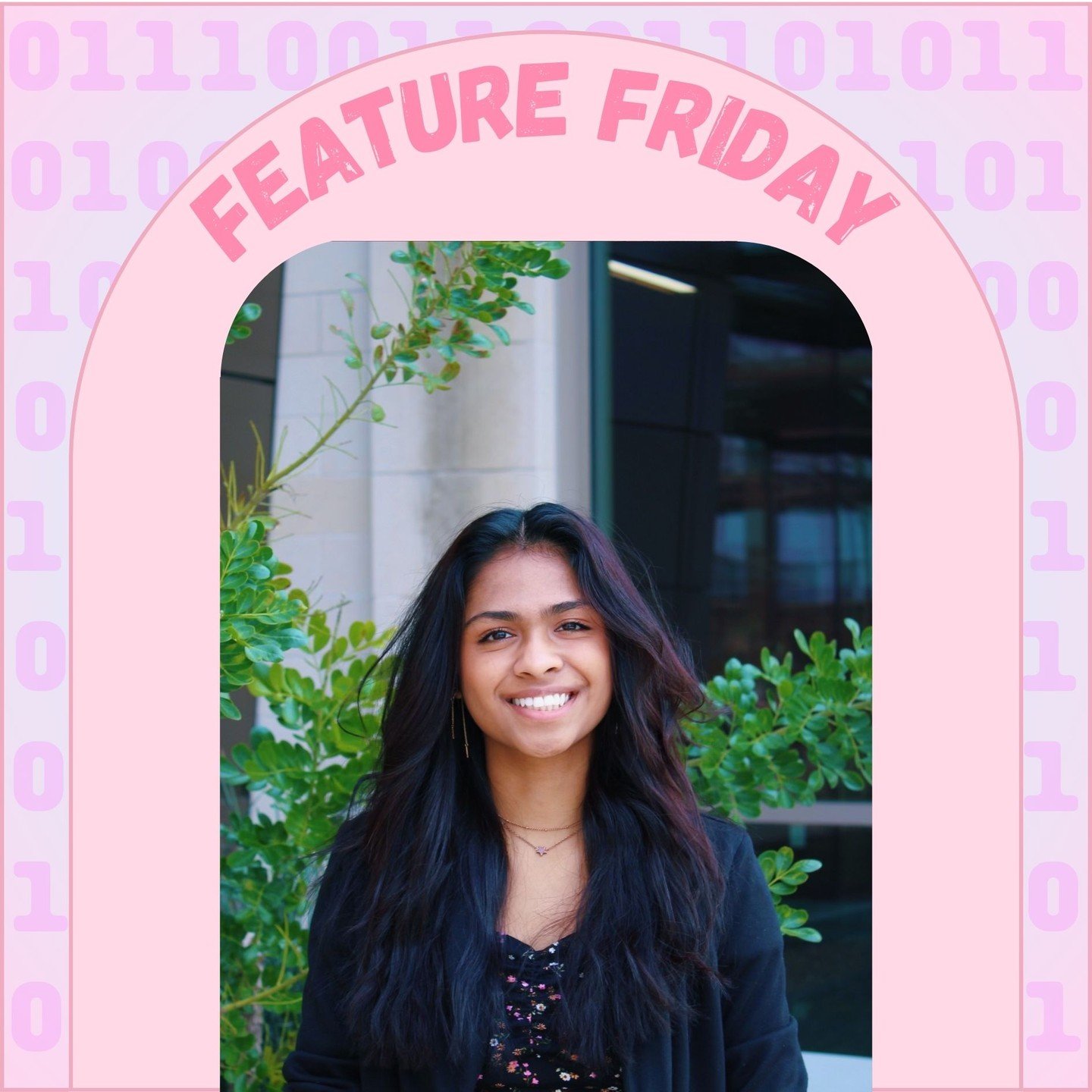 ✨FEATURE FRIDAY✨

Today&rsquo;s Feature Friday is Pavithra Gopalakrishnan!! Pavithra is in her sophomore year as a computer science major. She has been in AWICS for 2 years and currently serves as one of our Marketing Officers. Over the summer, Pavit