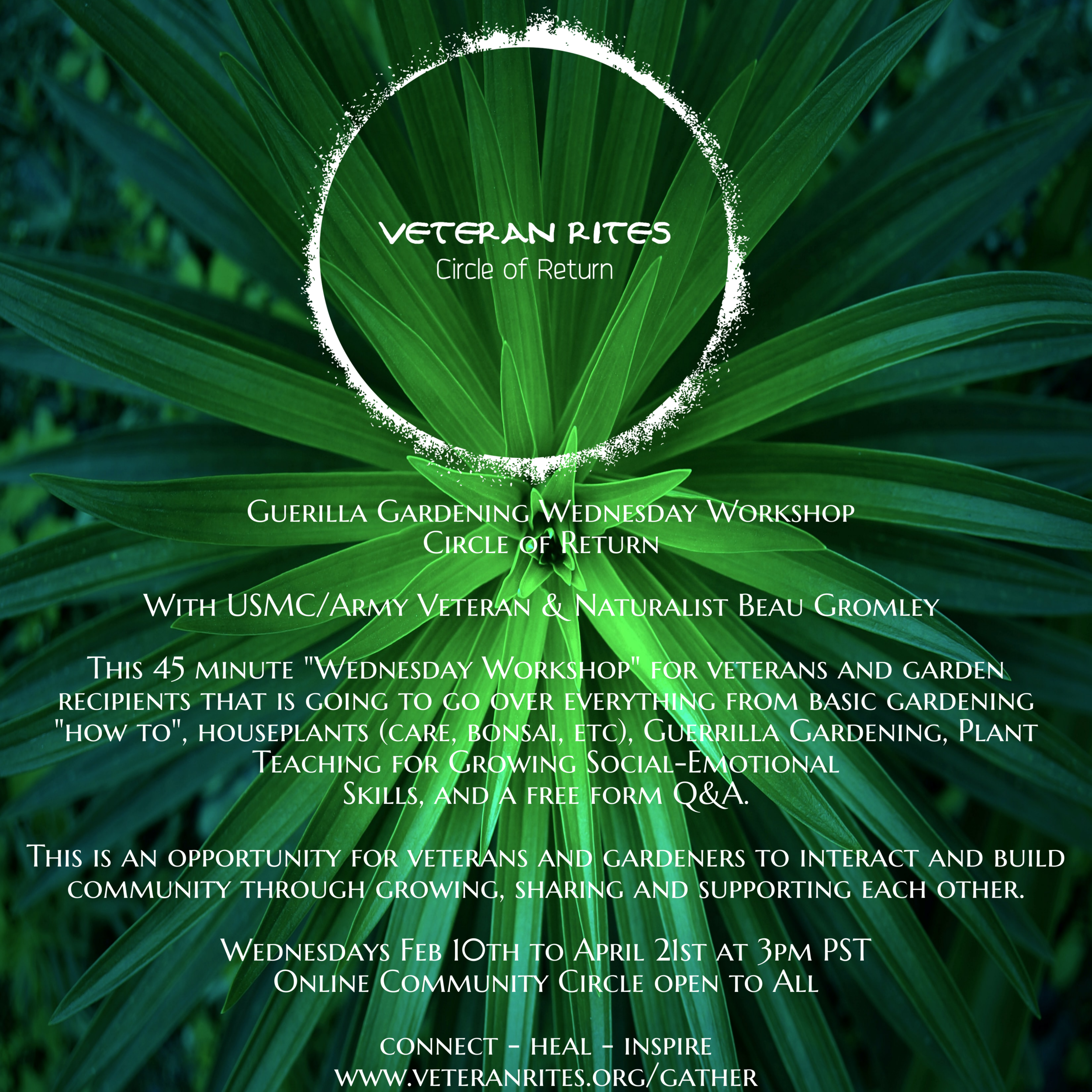 Guerilla Gardening Wednesday Workshop with Beau Gromley