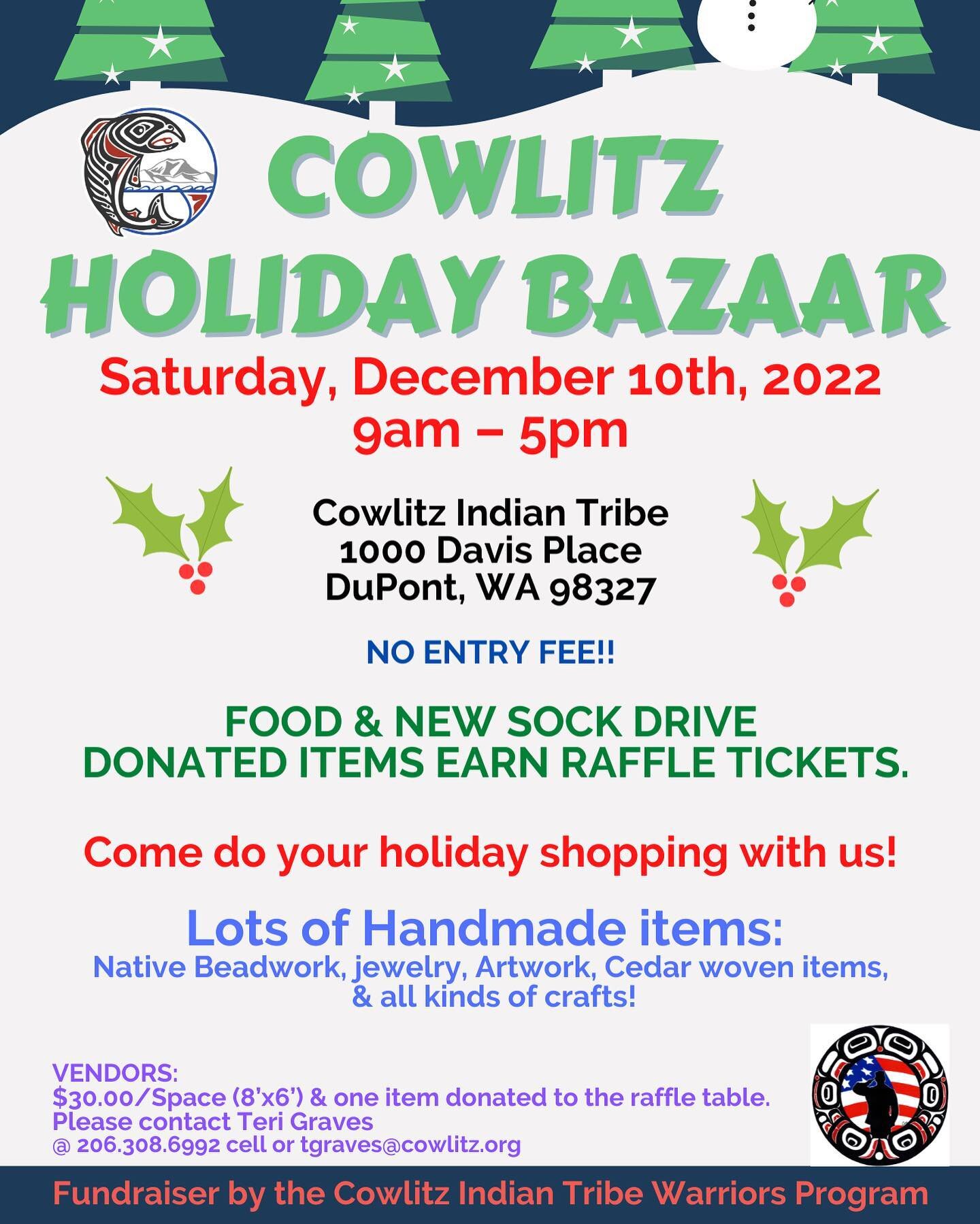 This is a beautiful event and directly supports the Cowlitz Warriors Program. Do it!