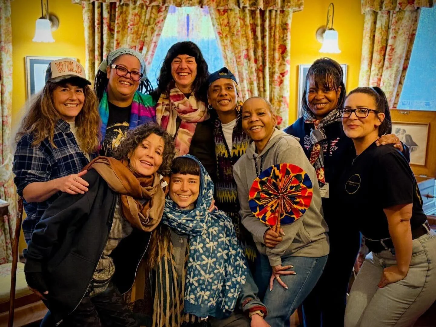 Repost from @mz._thunder
&bull;
This team (plus a few more fine folk) are embarking on our first ever women&rsquo;s ceremony with @veteranrites 🙏❤️&zwj;🔥⭕️ so much embodied wisdom, deep love, trust, beauty, soul soul soul. Send us good vibes, praye