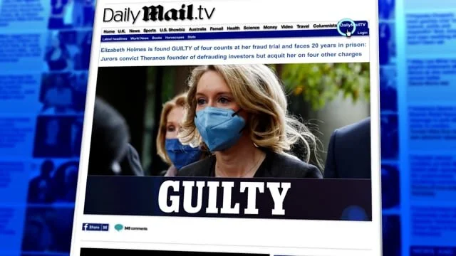 ELIZABETH HOLMES FOUND GUILTY  01-04-2022