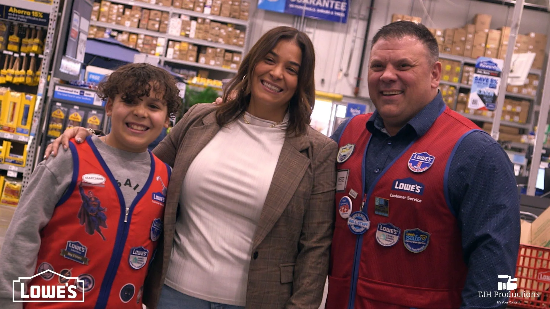 LOWE'S CANCER SURVIVOR DREAM DAY AS STORE MANAGER FOR THE DAY 