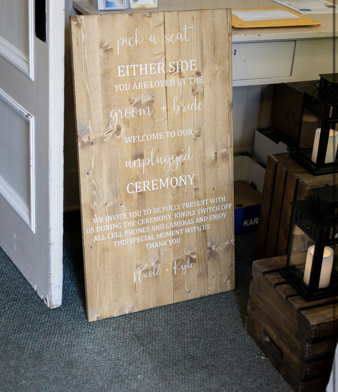 Ceremony Signage