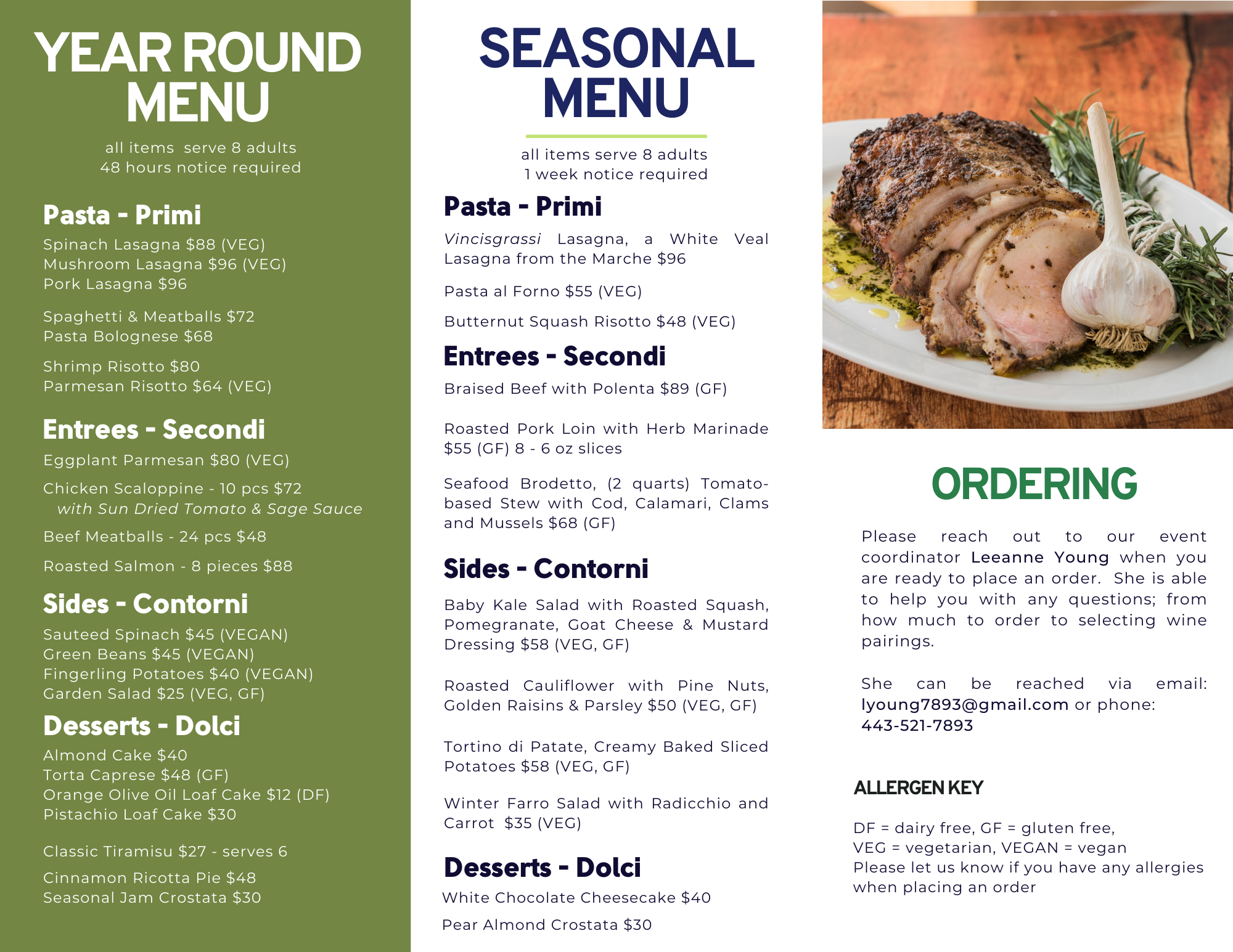 Menu — PIAZZA ITALIAN MARKET