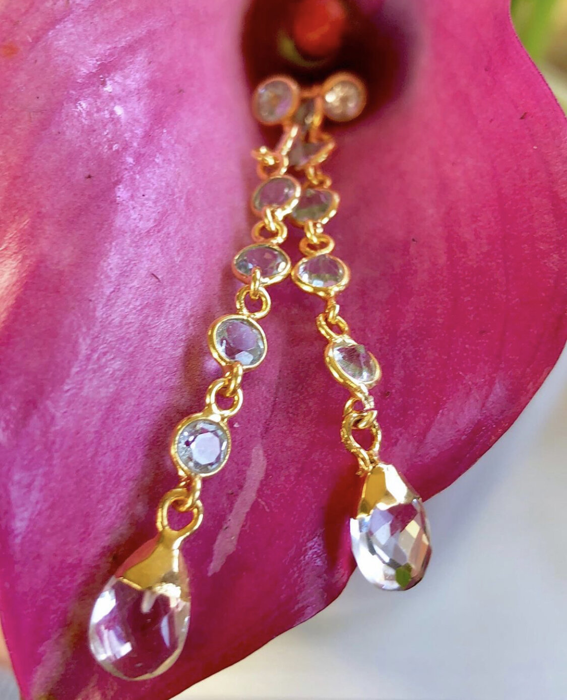Topaz Drop Earrings