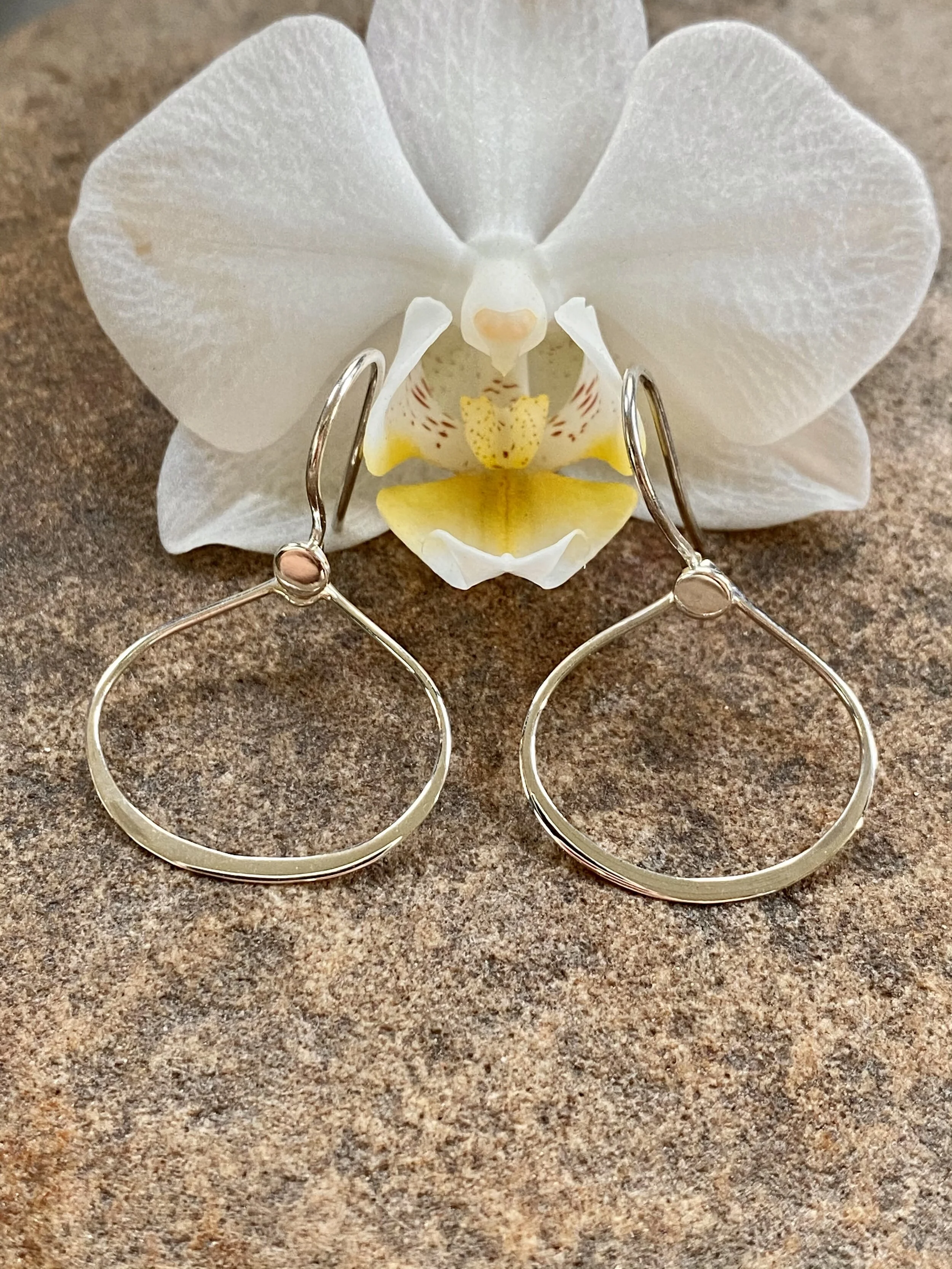 Sterling Silver Teardrop Earrings