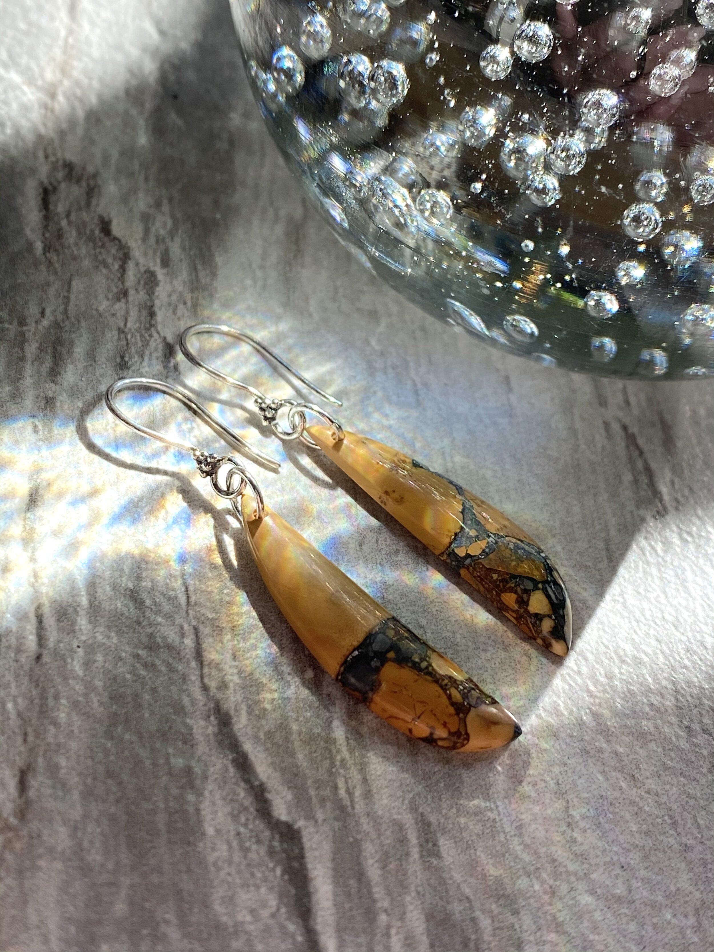 Malingano Jasper Earrings on Gold Filled Wires