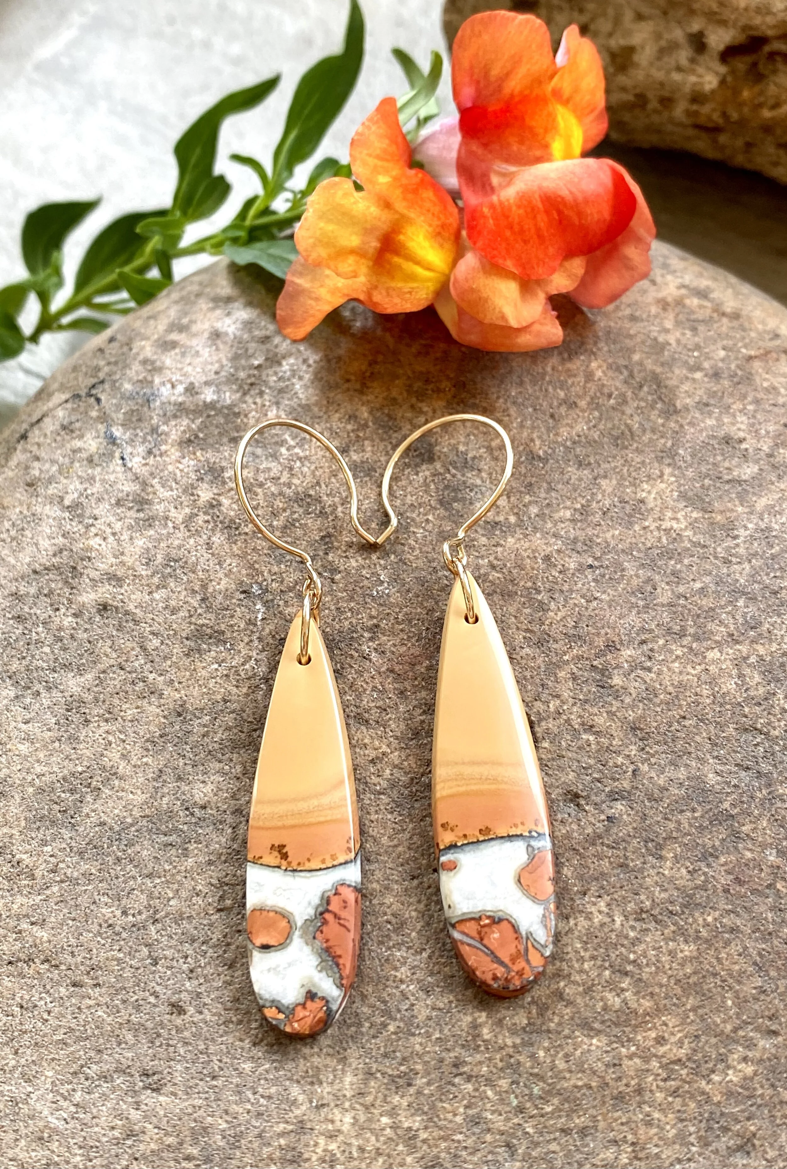 Malingano Jasper Teardrop Earrings