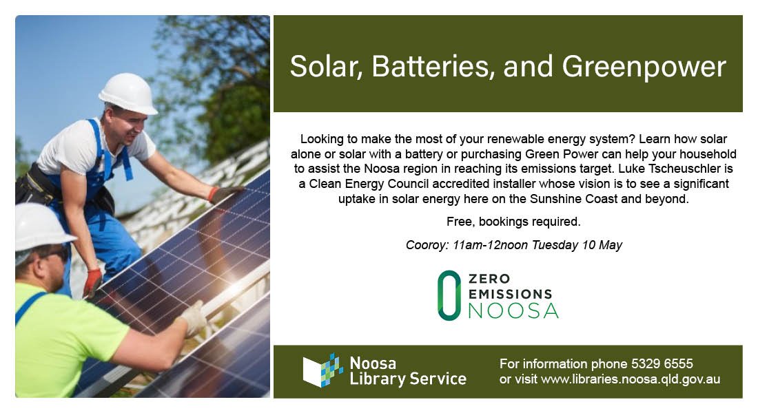 Intro to Solar, Batteries and Greenpower