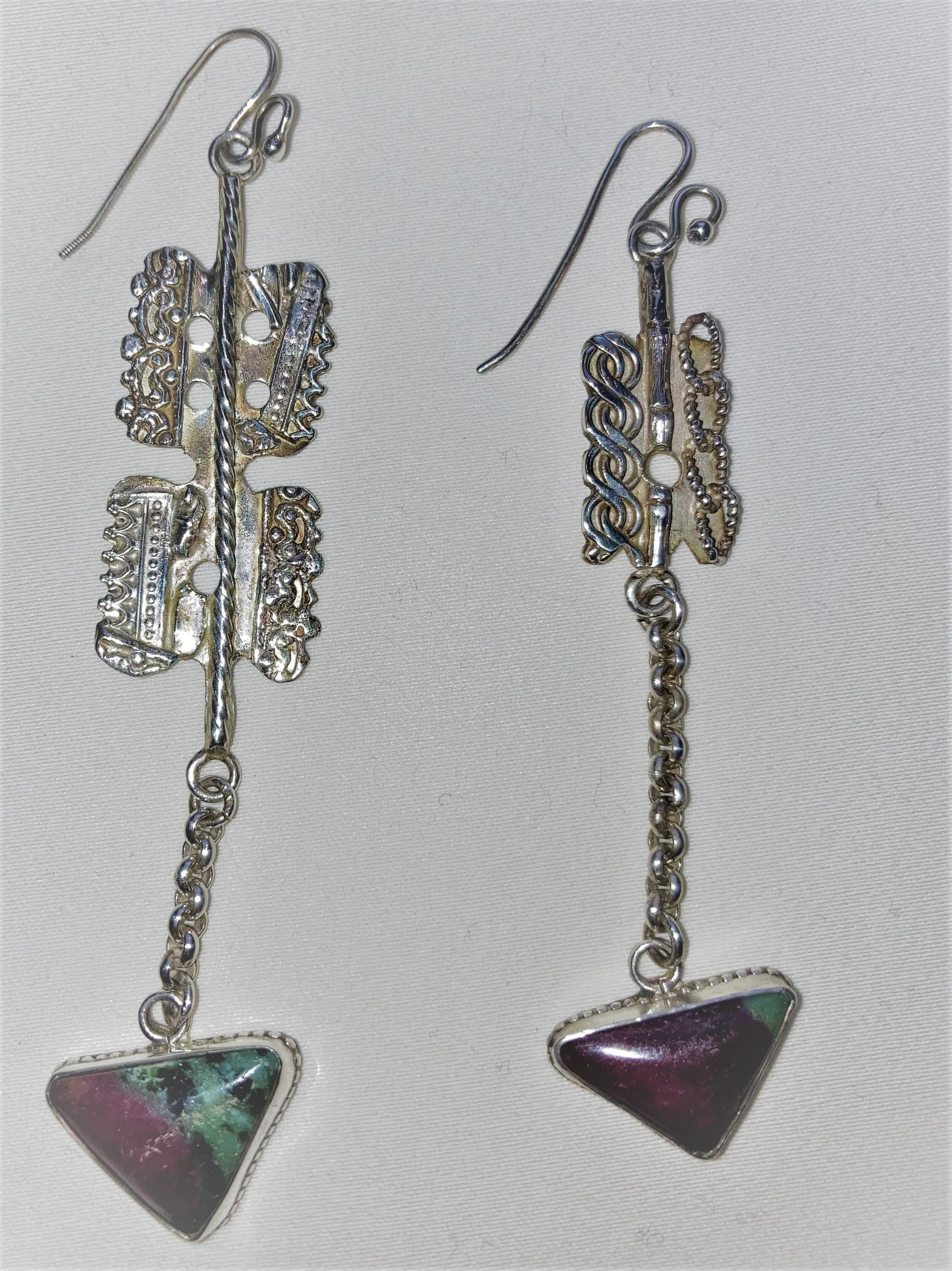 708 - Zoisite Earrings- Number 708.JPG