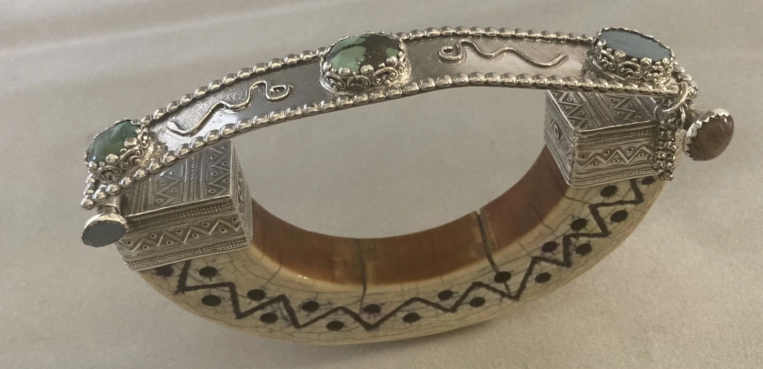 Turquoise SS -Woolly Mammoth Bracelet-1.jpg