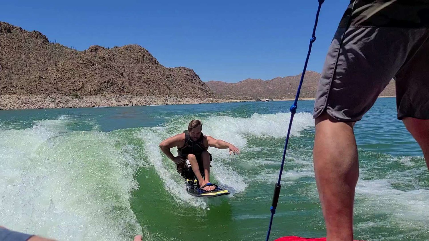 Do you struggle on the 360? #wakesurf #wakesurfing #summer