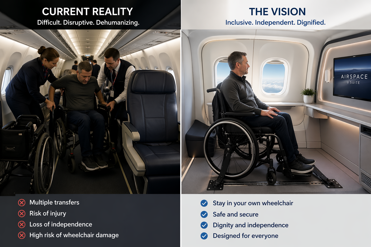 A Major Step Toward Accessible Air Travel: Airbus Tests Wheelchair-Friendly Cabin Concept