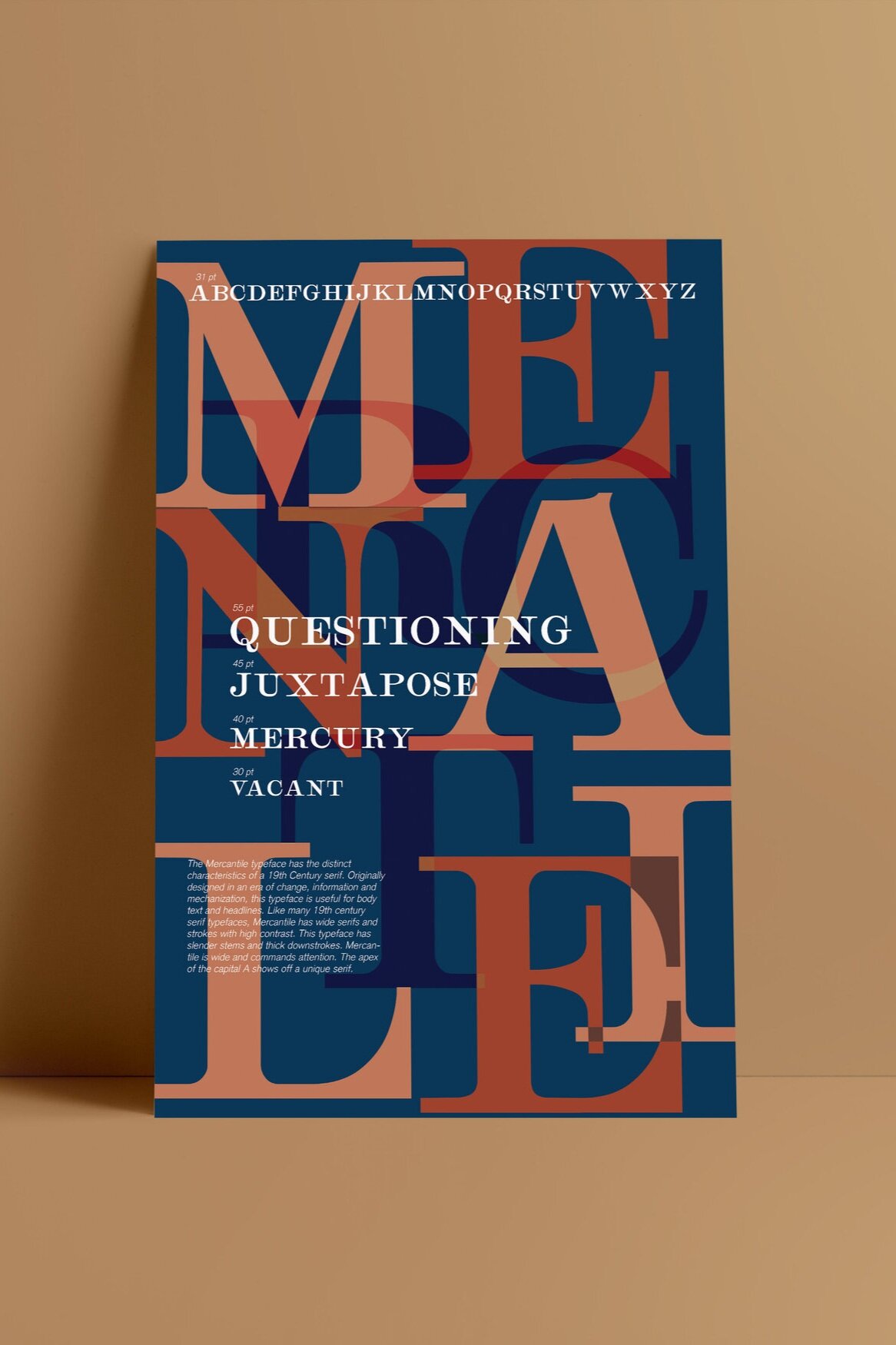 Mercantile Revival Type Specimen Poster