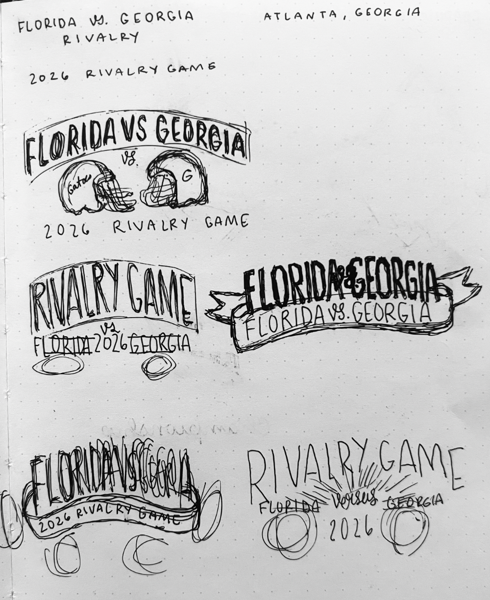  Florida Georgia Rivalry Game: Sketches 
