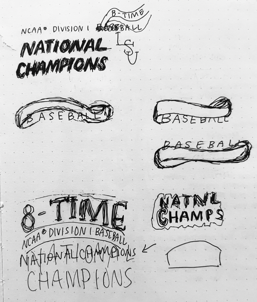  NCAA Champs: Sketches 