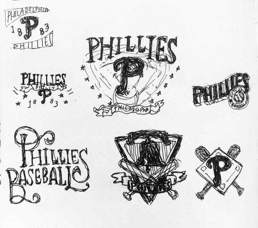  Phillies Women's Headwear: Sketches 