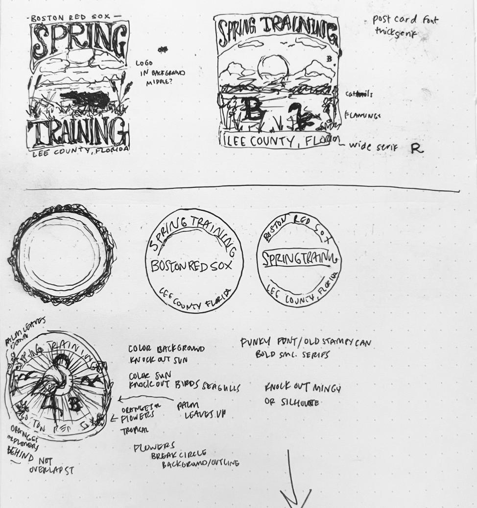  Spring Training Grapefruit League: Sketches 