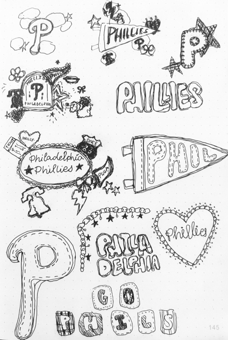 Phillies Women's: Sketches 