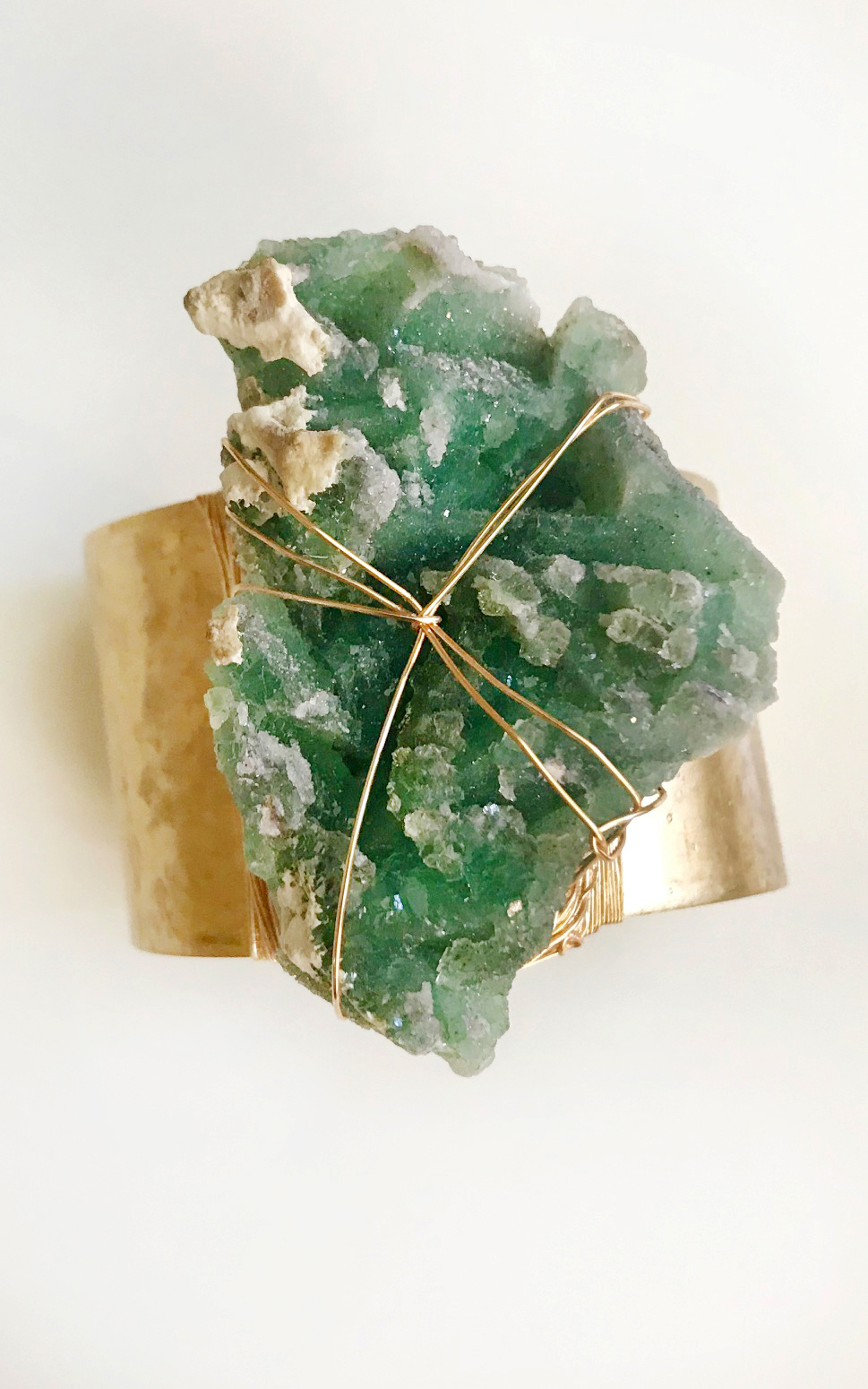 Green Quartz Cuff