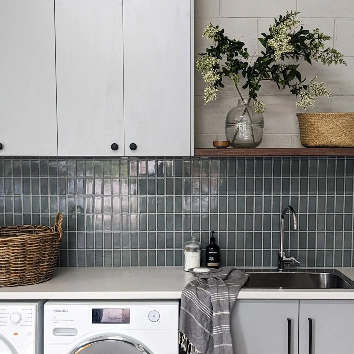 Laundries often get left behind&mdash;but they&rsquo;re spaces we use all the time.⁠
⁠
This Aldgate laundry project proves that practical spaces can still feel calm, elevated and personal.⁠
⁠
We brought in texture, soft colour, and beautiful finishes