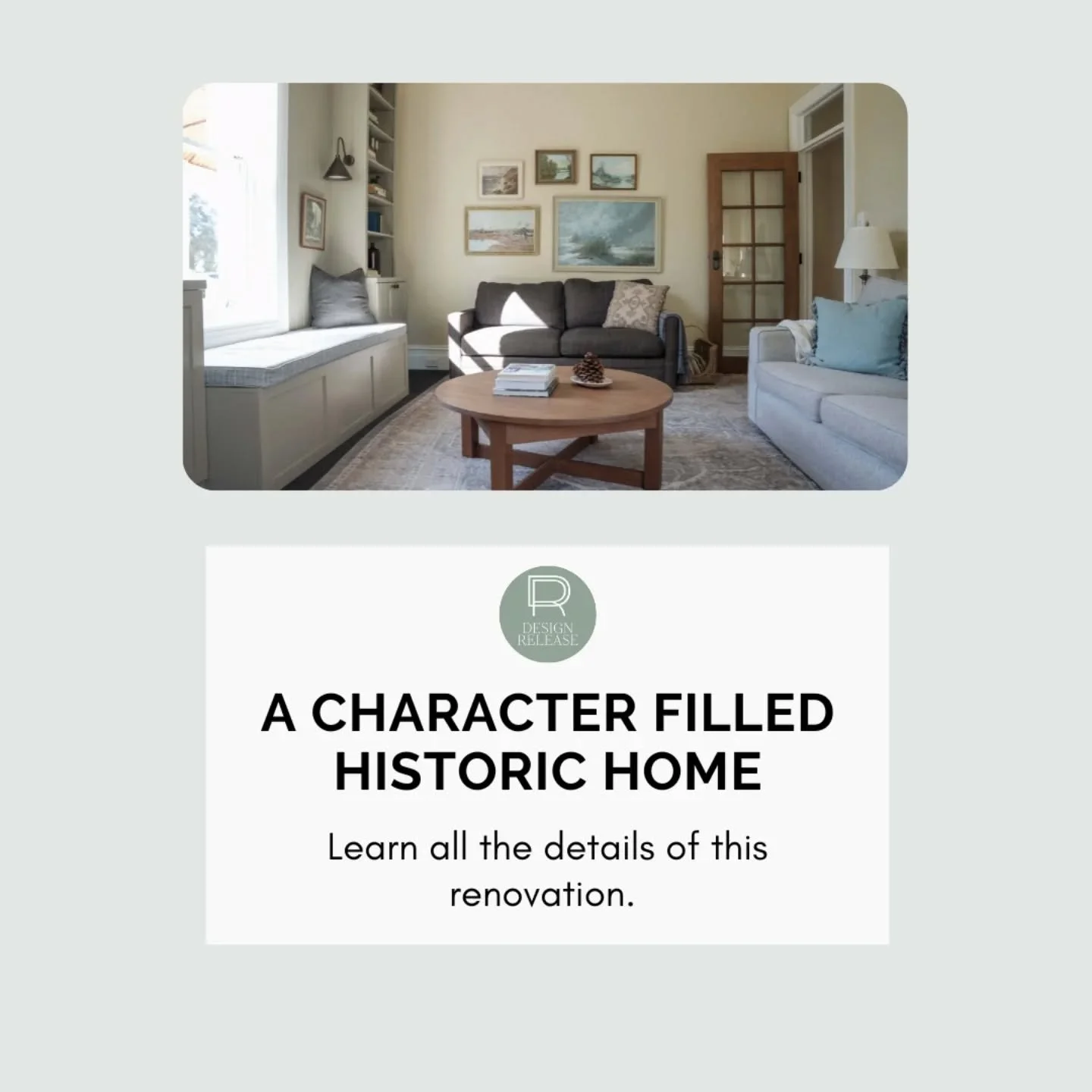 Love a historic home? I sure do! ⁠
⁠
Read all about this recent project that I worked on, what areas were renovated and all the design choices that were considered along the way. ⁠
⁠
Link in my bio.