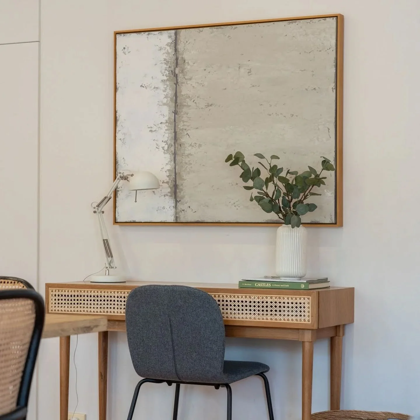 A desk in your open-plan living space? ⁠
⁠
Yes, it can be both functional and stylish!⁠
⁠
When designing this Airbnb, I incorporated a desk area seamlessly into the open-plan layout. Here&rsquo;s what to consider if you&rsquo;re thinking of adding a 