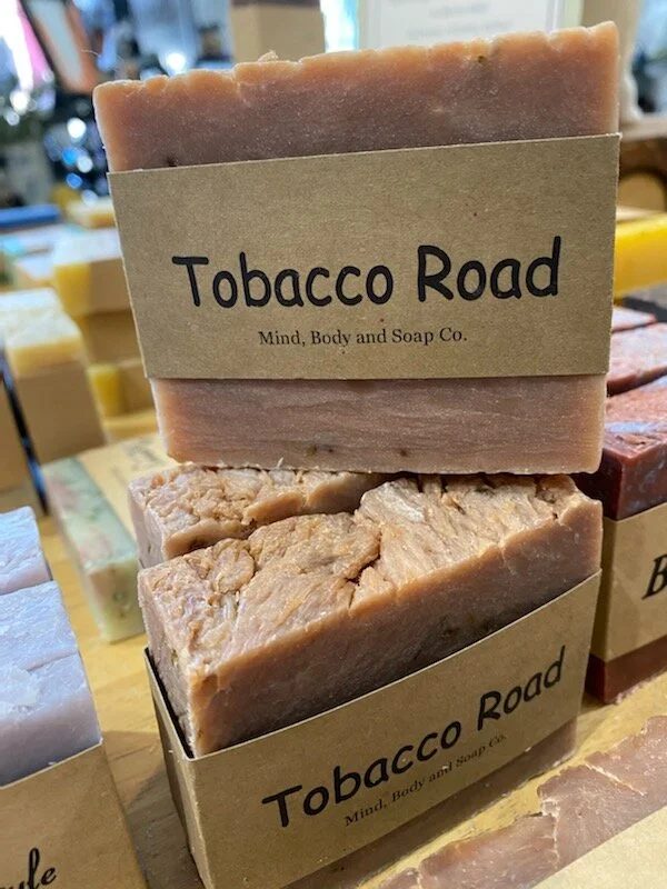 tobacco soap Tobacco Road — Mind, Body and Soap Co