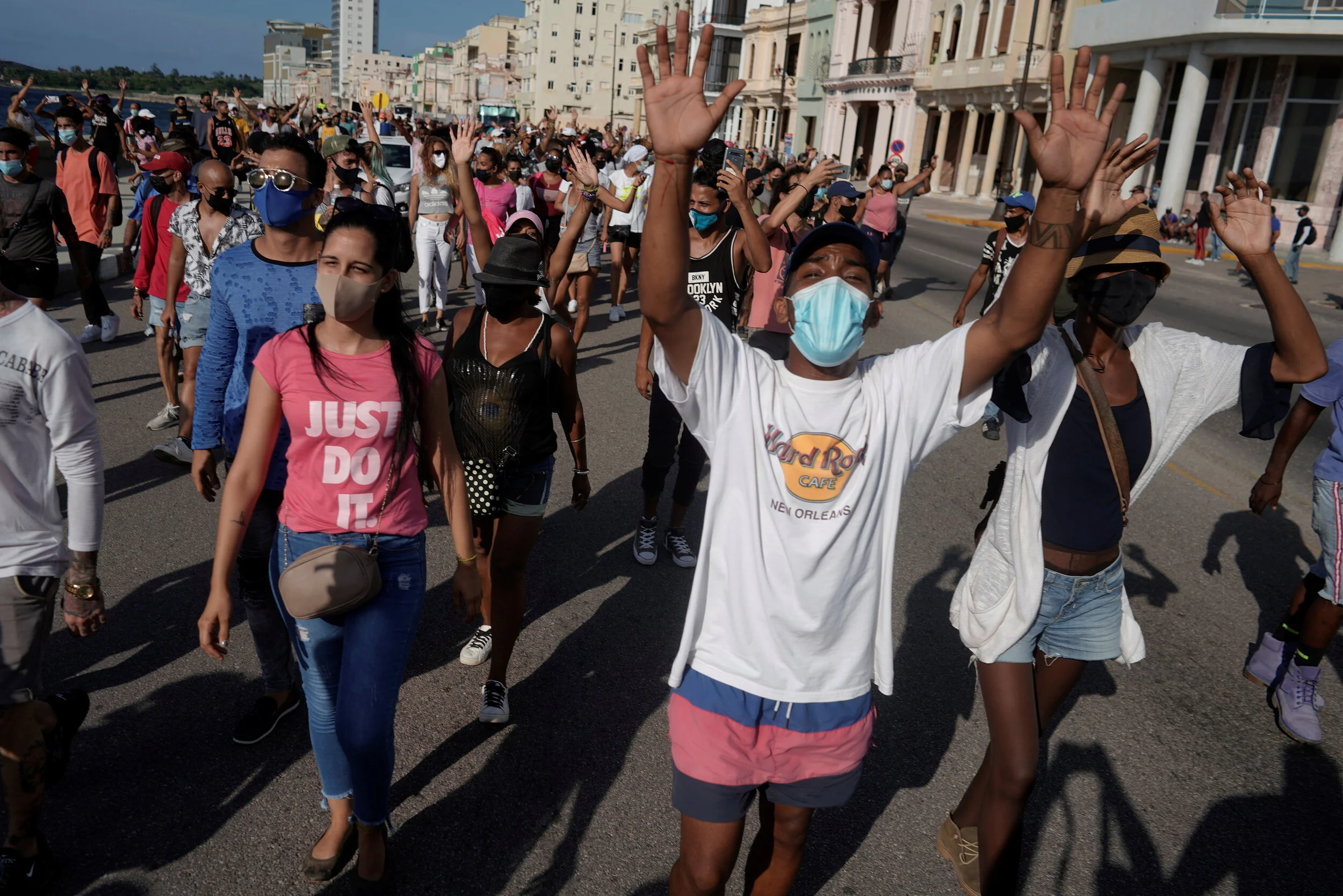 The Left should cancel Cuban protestors for waving the American flag