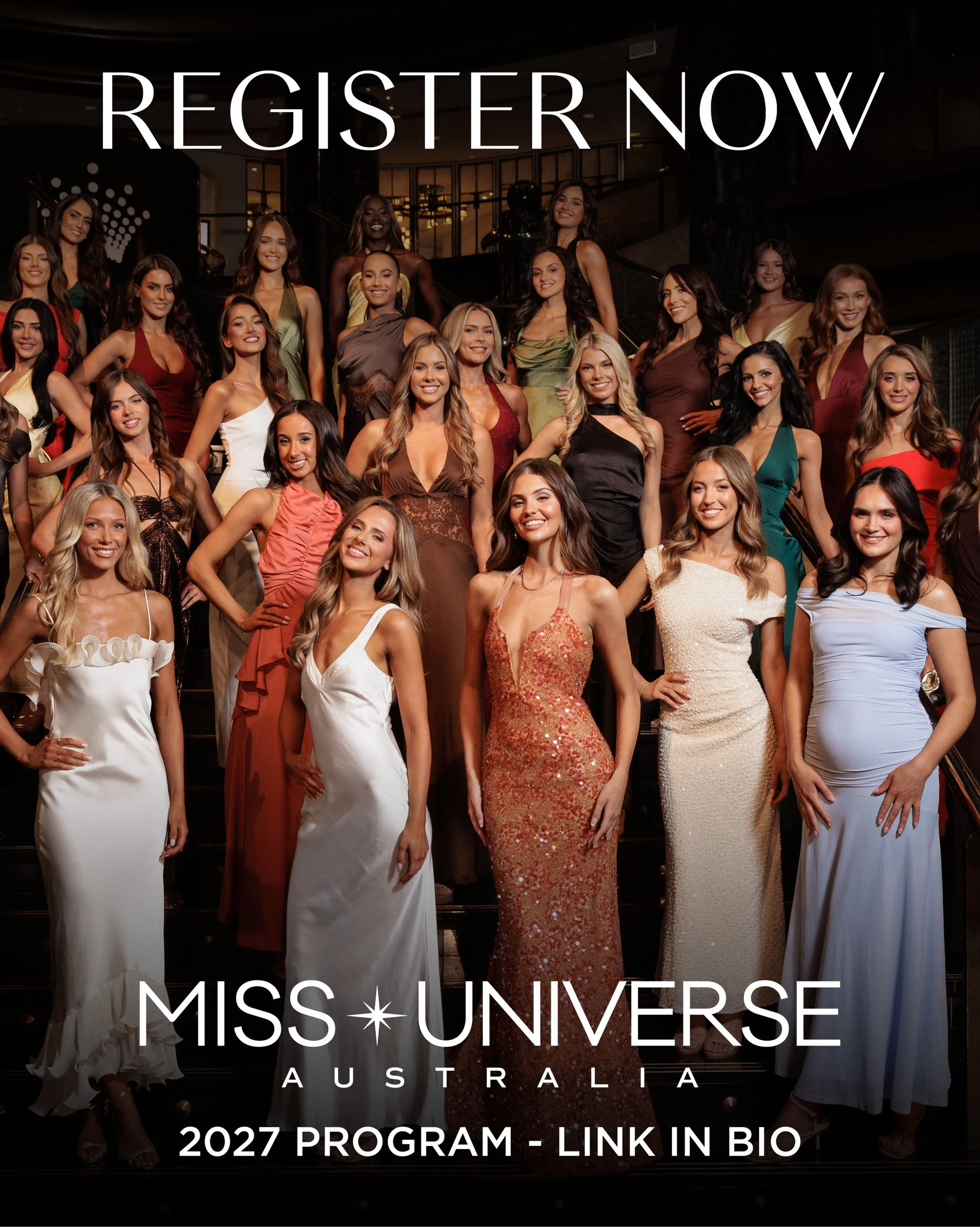 Registrations are officially OPEN for the 2027 Miss Universe Australia program! ⭐️

✨Filled with self-development workshops
✨National &amp; international travel
✨Build confidence &amp; skills that last a lifetime
✨Connect with inspiring women across 