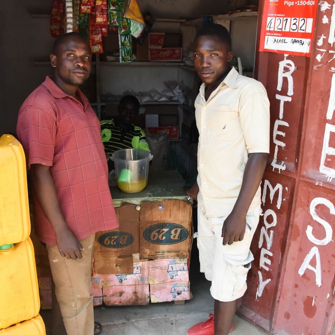 Shopkeepers in Kamanga - the largest village in Nyamatongo Ward