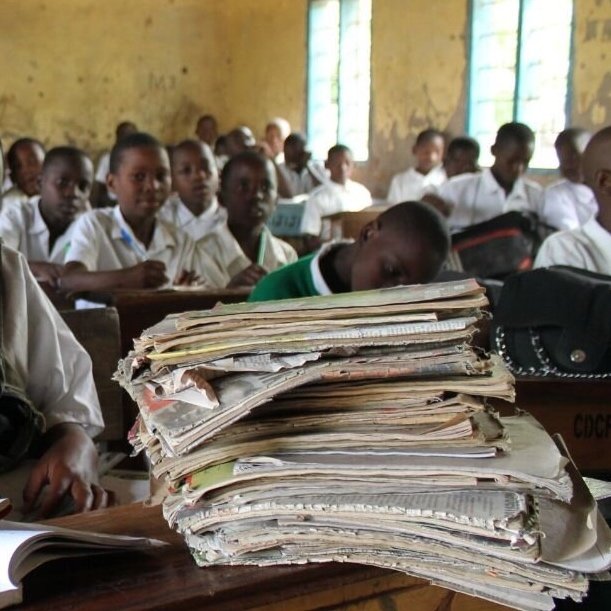 A classroom in Tanzania