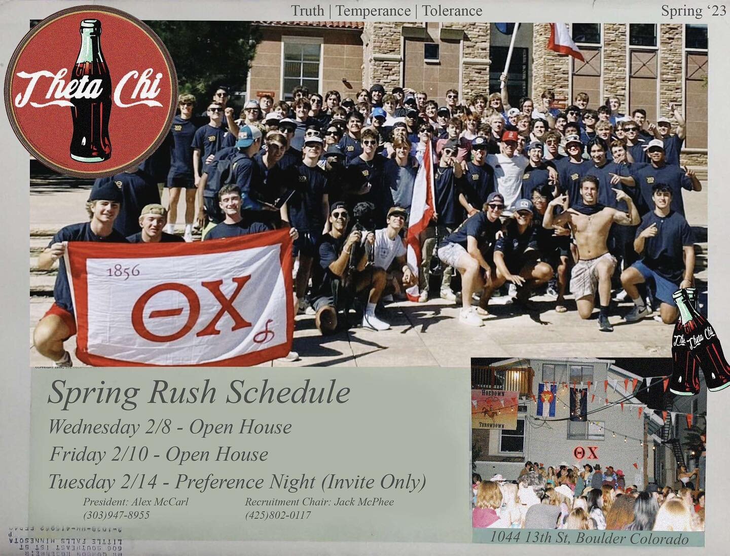 Rush week is here, gentlemen. Stop by 1044 13th Street any time from 5-8pm to meet the brothers. Best of luck 🐍⚔️