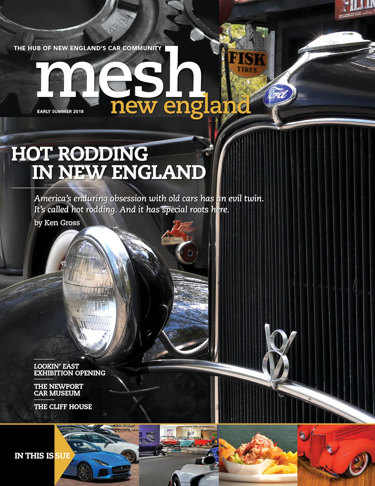 Early Summer 2018 cover of Mesh New England Magazine with Ford hot rod pictured.jpg