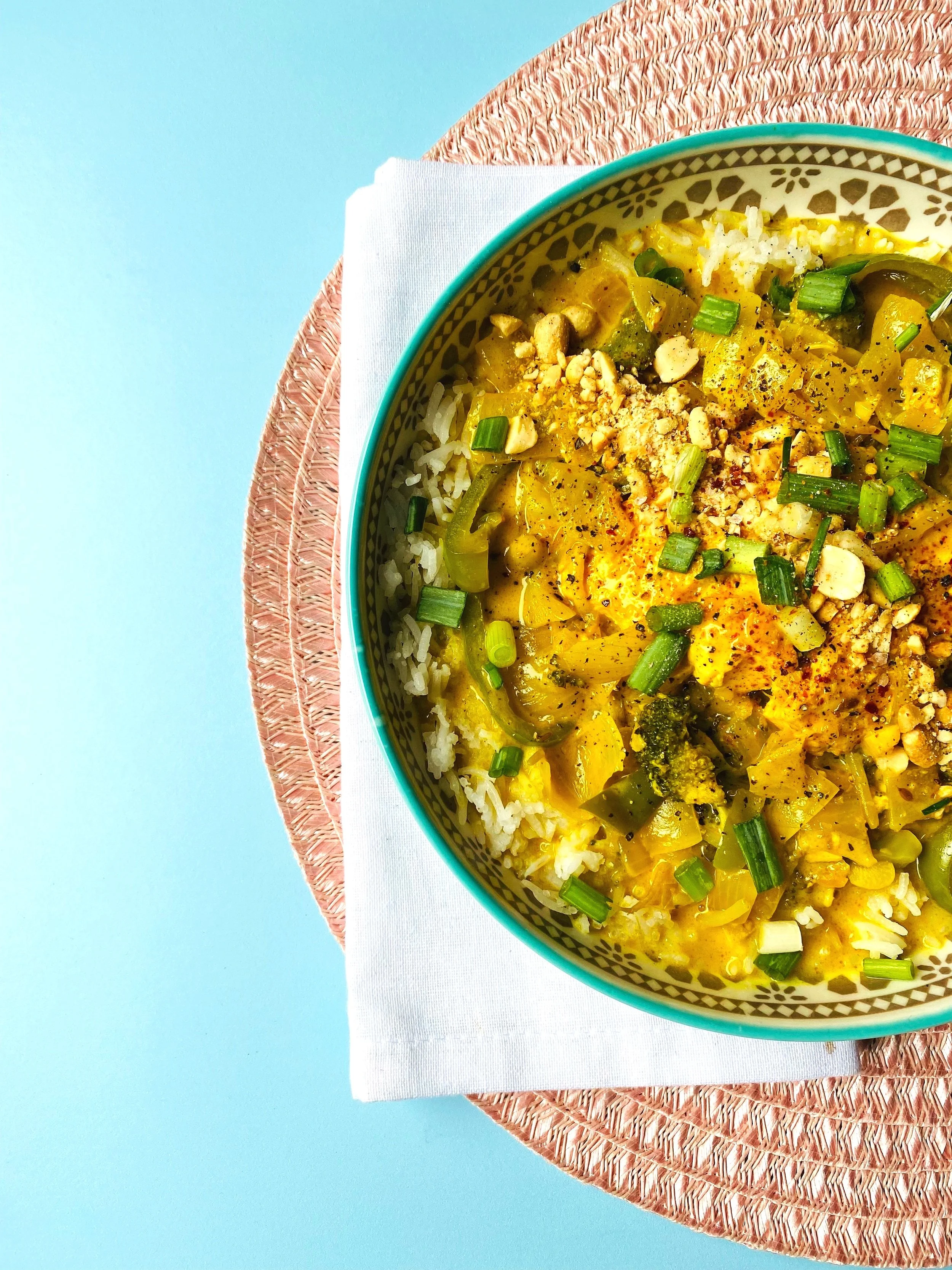 Yellow Curry Salmon Bowl — Kate's Kitchen Online