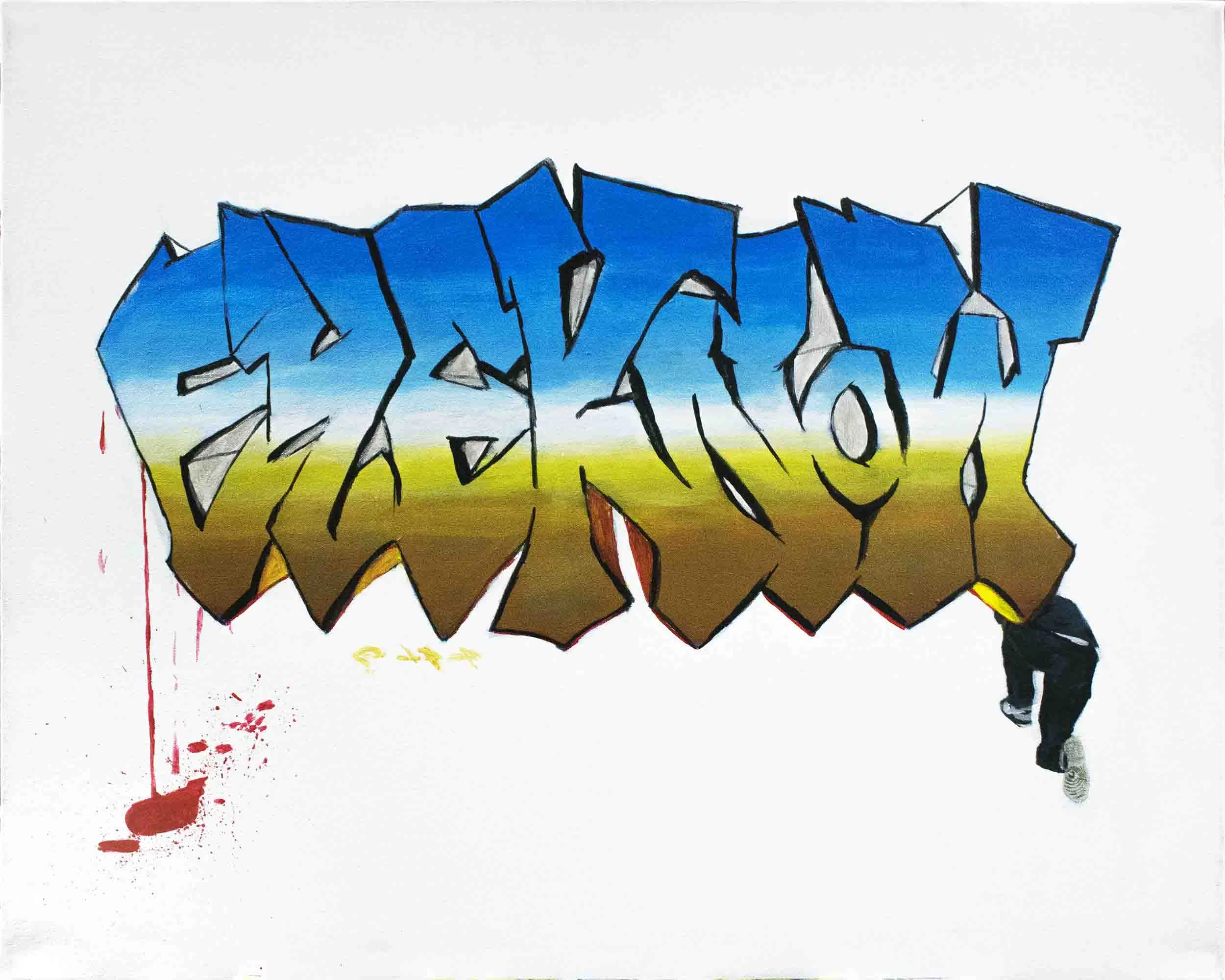 Super-Saturated pseudo-Graffiti - back