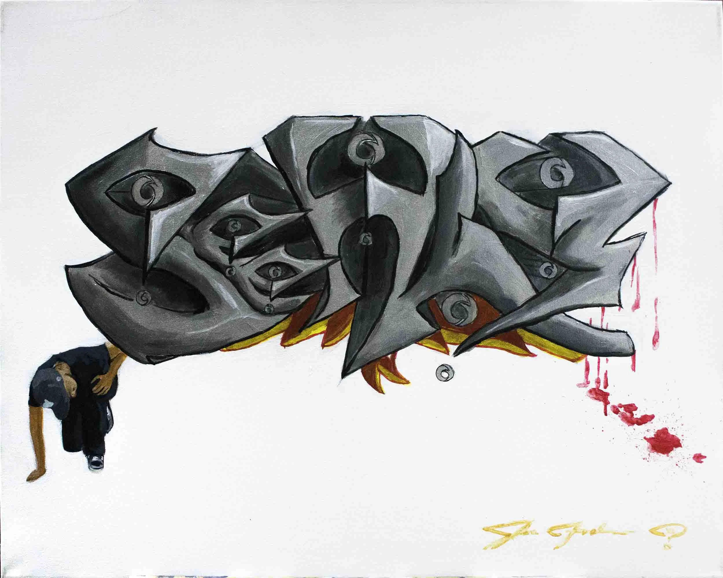 Super-Saturated pseudo-Graffiti - front