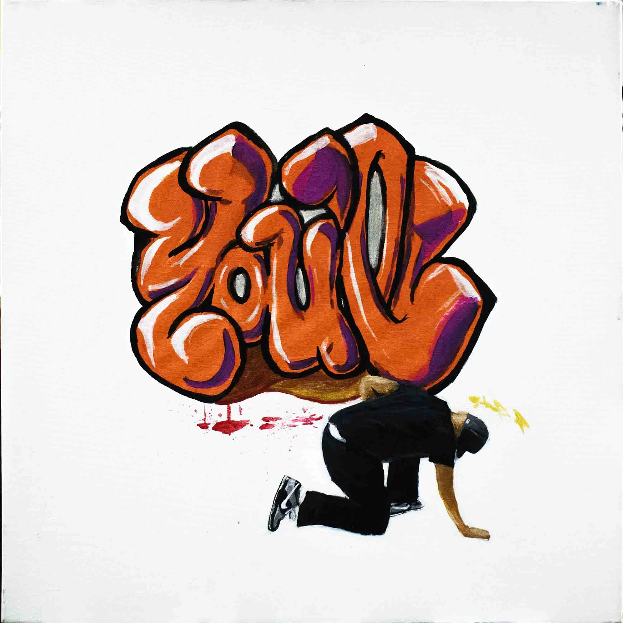 Super-Saturated pseudo-Graffiti - left