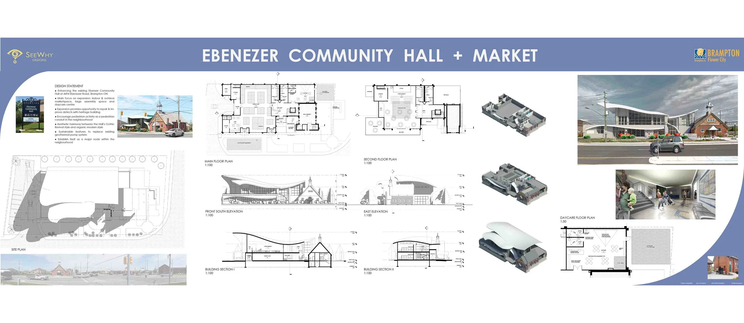 The Ebenezer Community Hall + Market studio design project