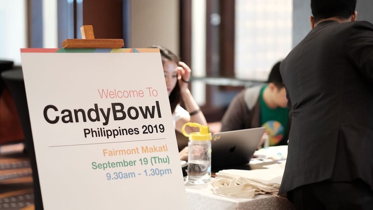 Poster with CandyBowl PH 2019 information