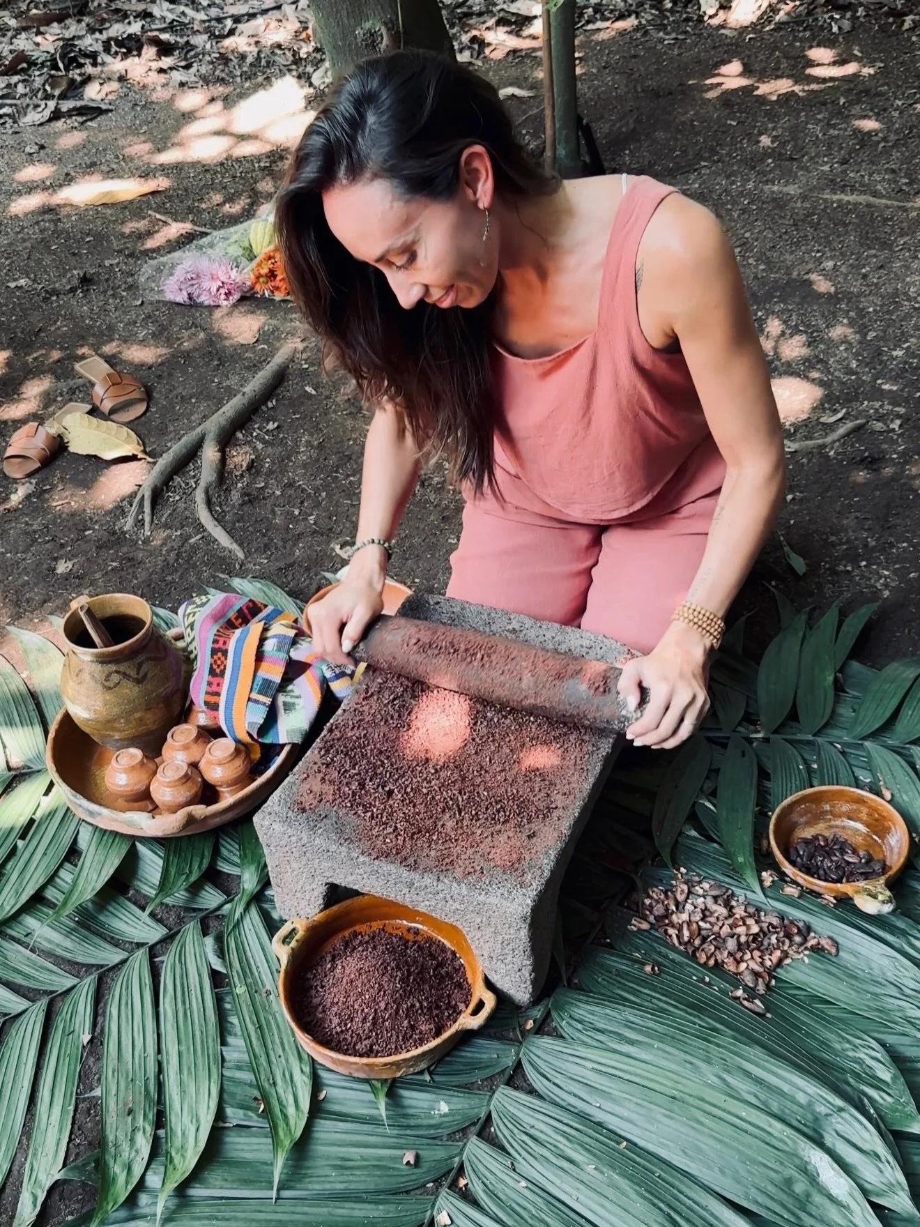 This is one of the farms my cacao comes from. Seeds hand peeled. Ground into a paste. Brought with intention and care to the cup we drink together.

People ask why I am so connected to cacao. 
It is all about relationships - with the plant, the earth