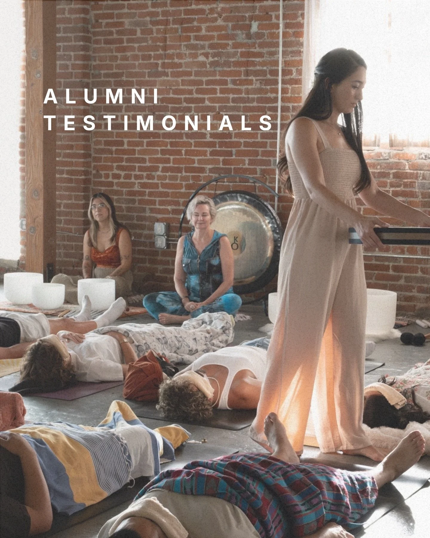&ldquo;What I thought was going to be a sound training turned into so much more.&rdquo;

People come to training for technique and leave with a practice, a relationship with their instruments, community, and something they didn&rsquo;t expect to find
