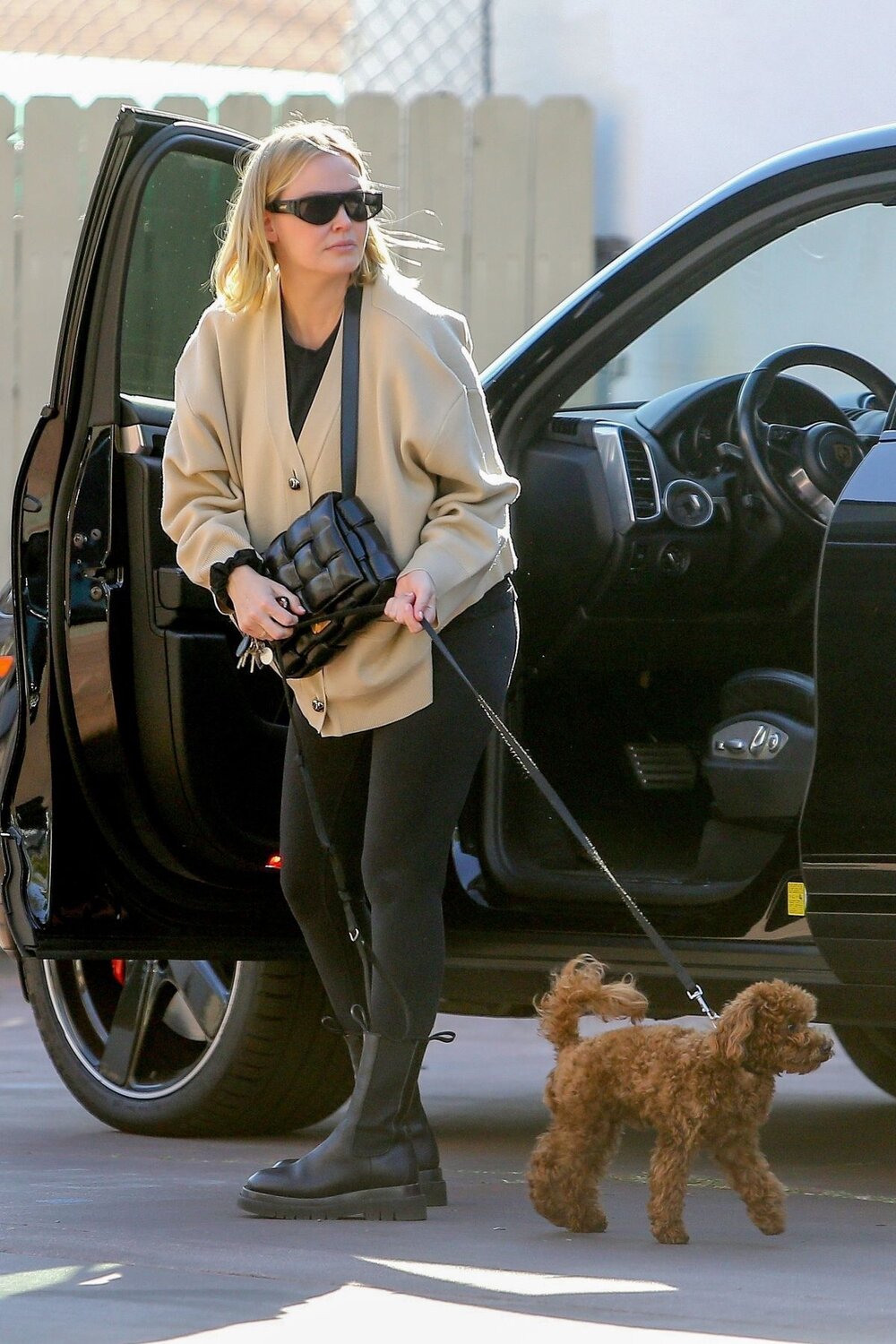 LARA BINGLE Out with Her Dog in West Hollywood 02_07_2020.jpeg