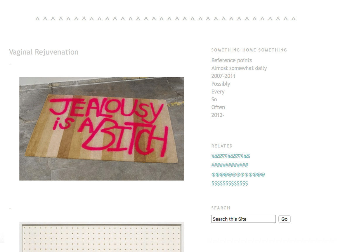 various blog posts on something home something blog active 2007-2010 / with occasional posts 2011-2013 in 2014 the domain was abandoned