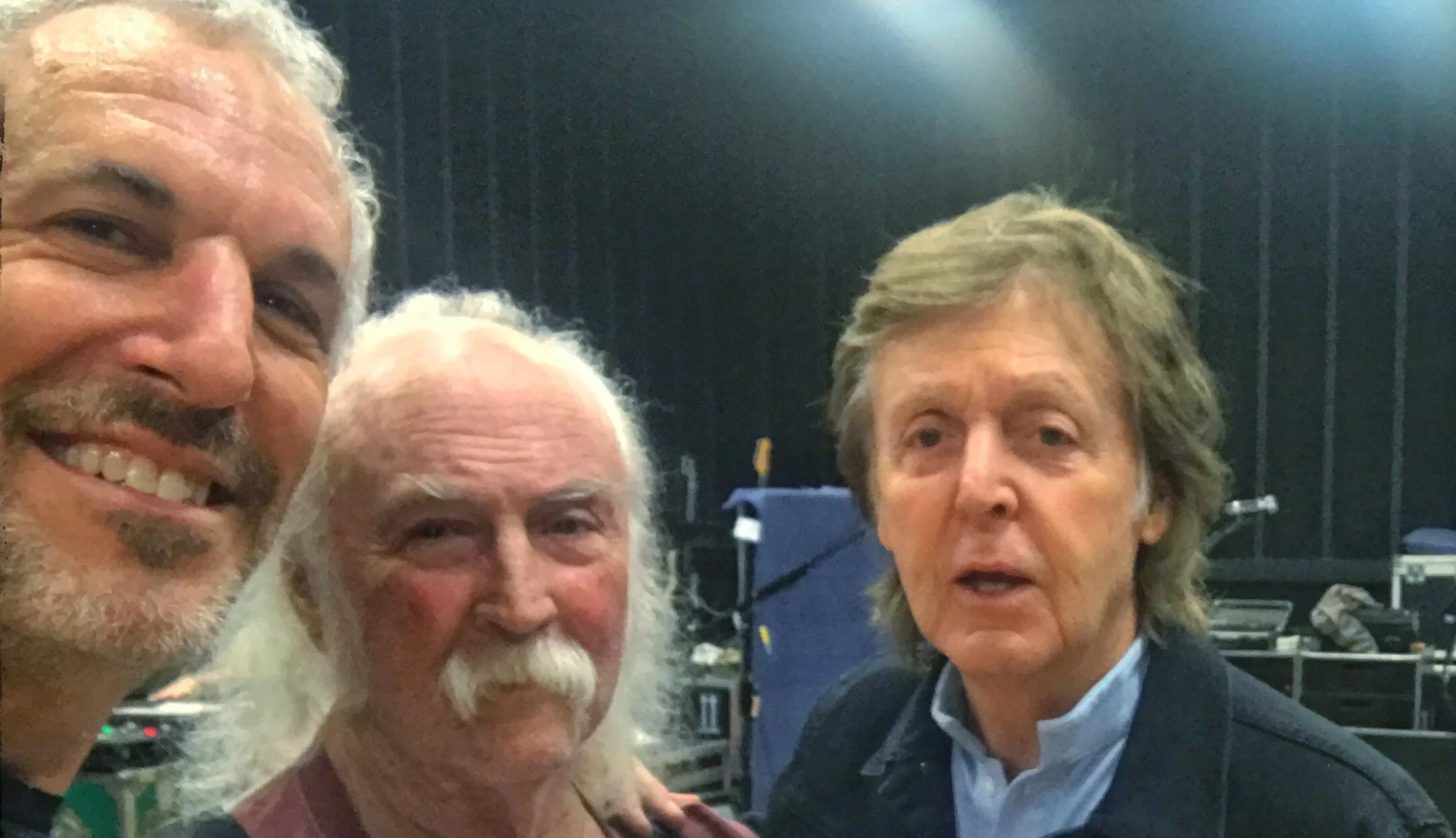 Jeff Meets Paul McCartney rehearsing w/ Croz