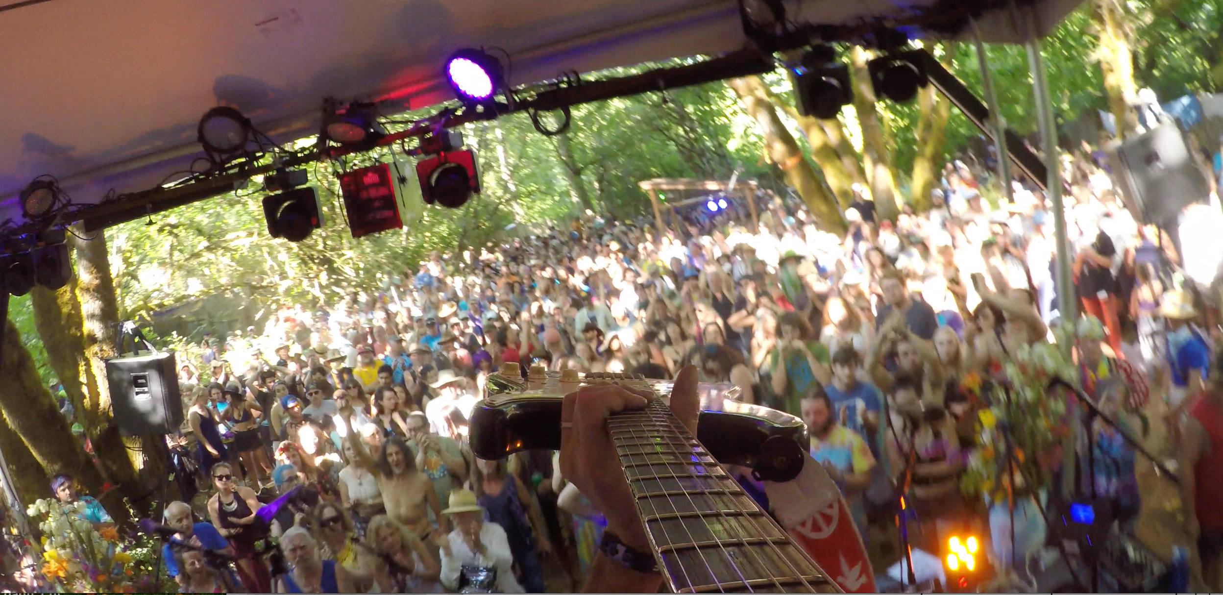 Jeff's Guitar with ZEPDRIX at the iconic Oregon Country Fair